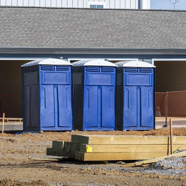 the minimum rental period for a work site porta potty is usually one month